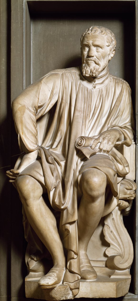 雕塑家、画家和建筑师的肖像 Michelangelo Buonarroti dit Michelangelo 作者 安东尼奥·诺维利（Antonio Novelli）