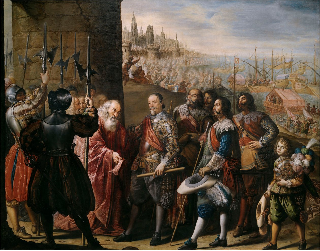 圣克鲁斯第二侯爵对热那亚的救济，1634-1635。 作者 安东尼奥·佩雷达·萨尔加多·德