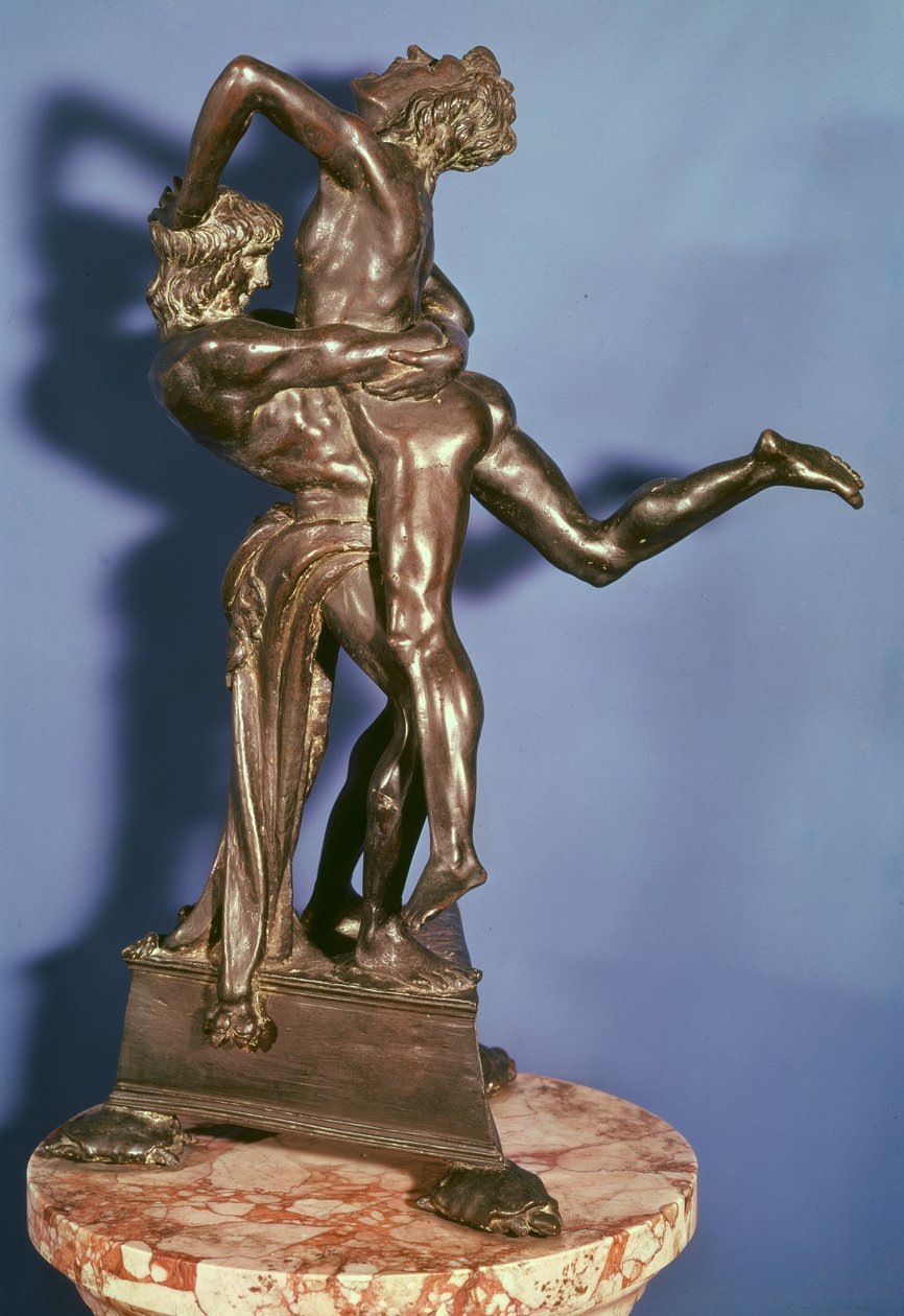 Hercules和Antaeus，1475（青铜）（另见79920） 作者 安东尼奥·波莱尤洛
