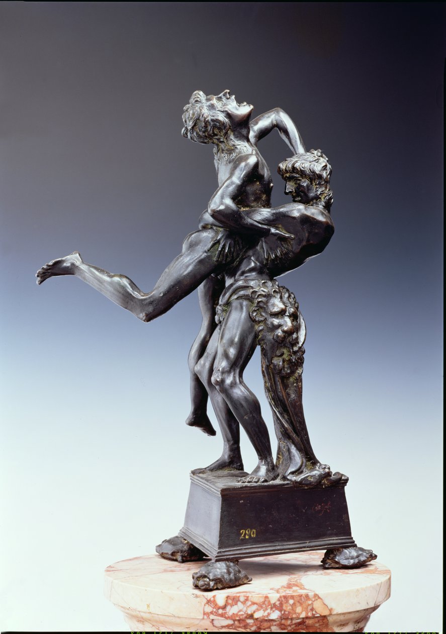 Hercules和Antaeus，c.1475-80（青铜）（另见79921） 作者 安东尼奥·波莱尤洛