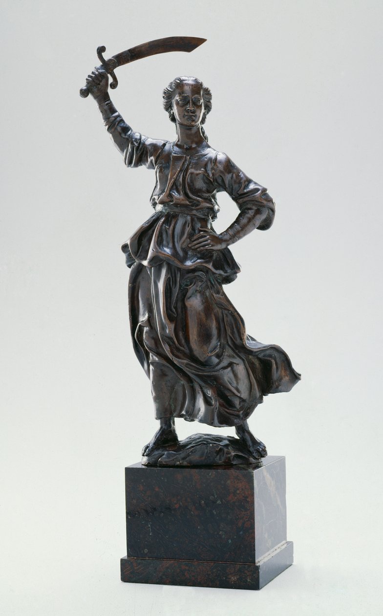 朱迪思，约1470年（青铜，有镀金的痕迹 作者 安东尼奥·波莱尤洛