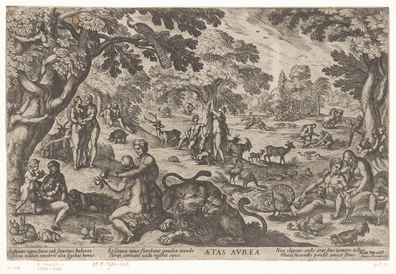 黄金时代
Aetas aurea（物品上的标题）
世界的四个时代（系列名称） 作者 安东尼奥·坦佩斯塔