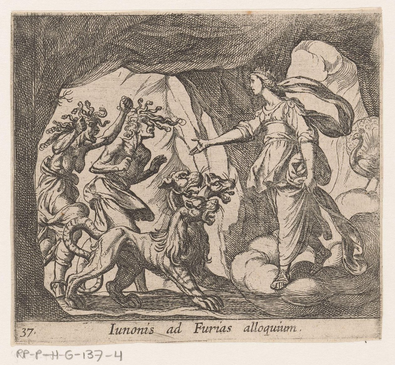 哈迪斯门前的朱诺和复仇女神
Iunonis ad Furias alloquium（物名）
变形记》（系列名称）
奥维德变形记》（系列名称） 作者 安东尼奥·坦佩斯塔