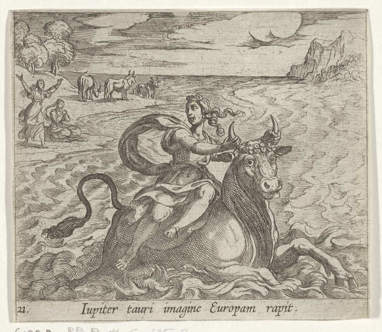 欧罗巴屋顶
Iupiter tauri imagine Europam rapit（物体标题）
Metamorphoseon sive transformationum（系列标题）
Metamorfosen van Ovidius（系列标题） 作者 安东尼奥·坦佩斯塔