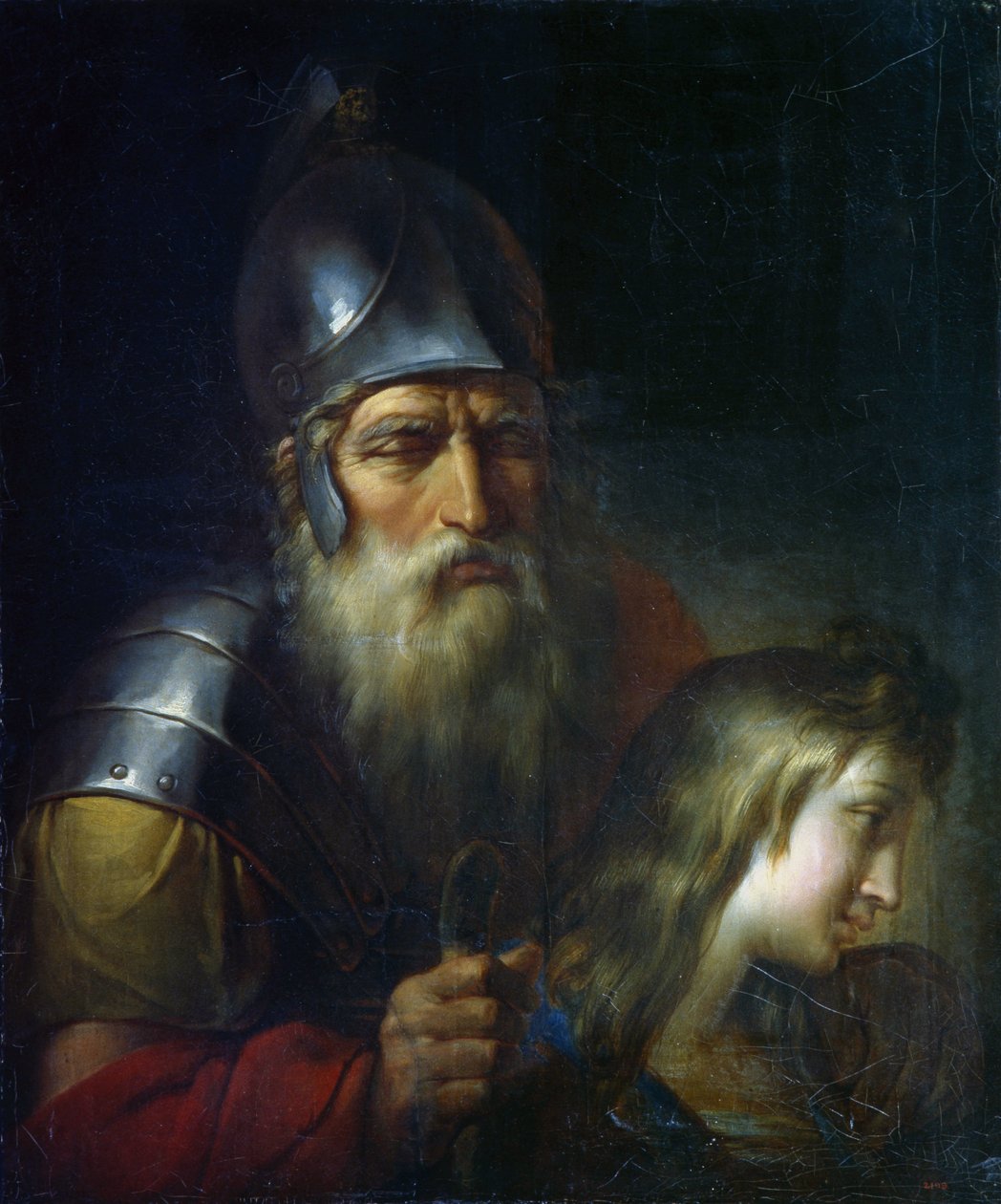 Belisaire - Flavius Belisarius (500-576) - Vigi, Antonio (1764-1844) - 1805 - 布面油画 - 81x68 - 俄罗斯国立博物馆，圣彼得堡 作者 安东尼奥·维吉