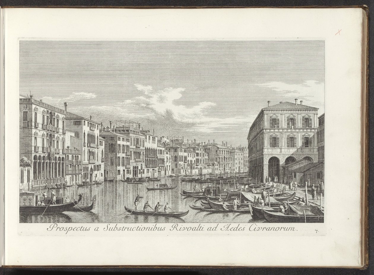威尼斯大运河的历史
Prospectus a Substructionibus Rivoalti ad Aedes Civranorum（物品上的标题）
Urbis Venetiarum prospectus celebriores, ex Antonii Canal tabulis XXXVIII aere expressi ab Antonio Vissentini in partes tres distributi. 作者 安东尼奥·维森蒂尼