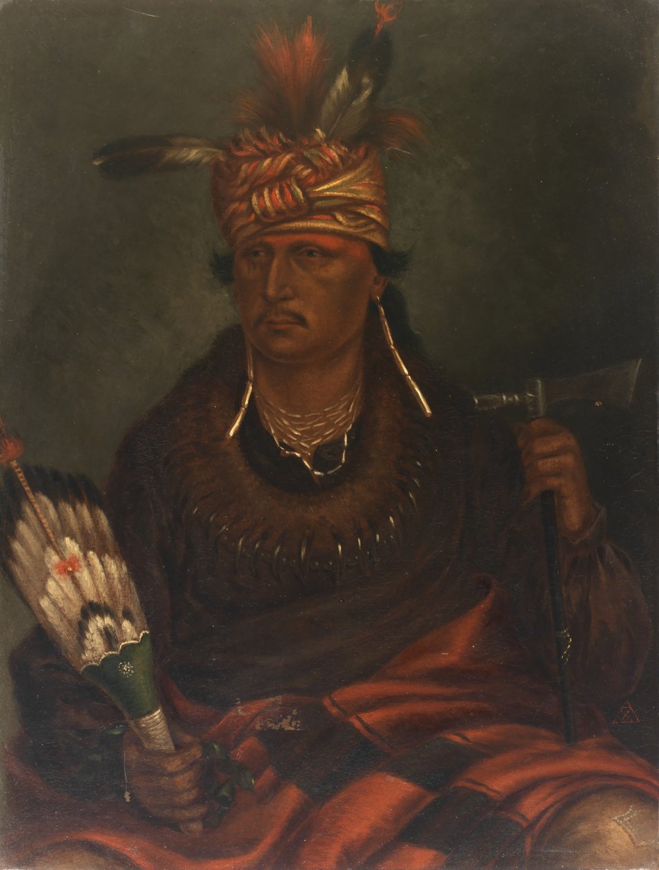 Chetan-woa-kutoa-mang The Hawk Who Hunts Walking, ca.1887. 作者 安东尼奥·芝诺·辛德勒