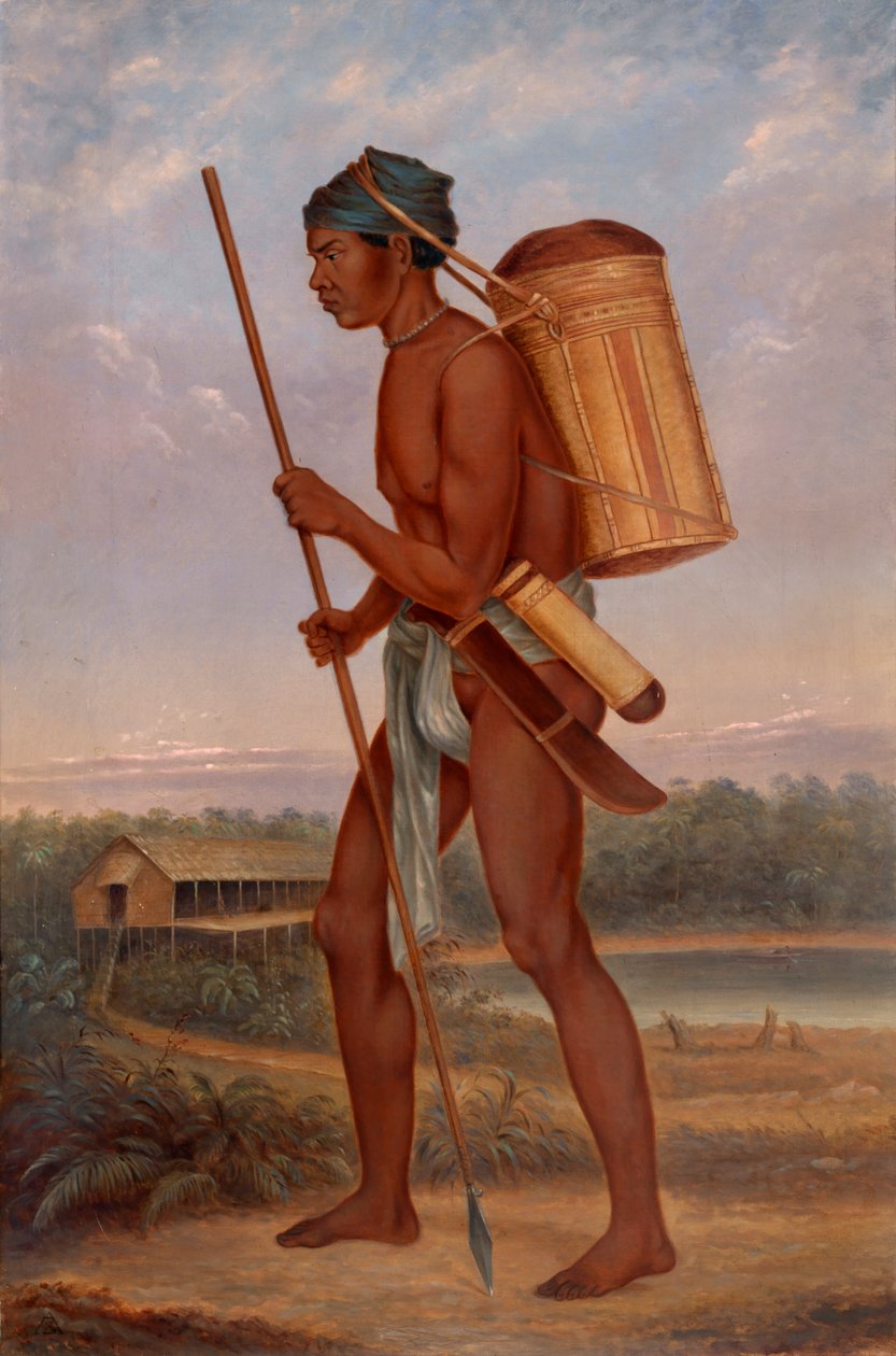 Diak Man，约1893年。 作者 安东尼奥·芝诺·辛德勒
