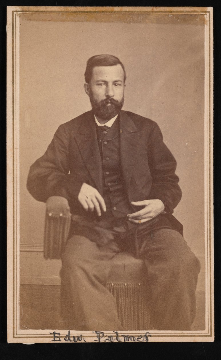 爱德华-帕尔默的肖像 1829-1911年，1868-1869年。 作者 安东尼奥·芝诺·辛德勒