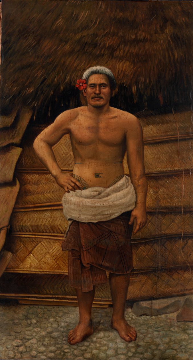 萨摩亚人，约1885-1899。 作者 安东尼奥·芝诺·辛德勒