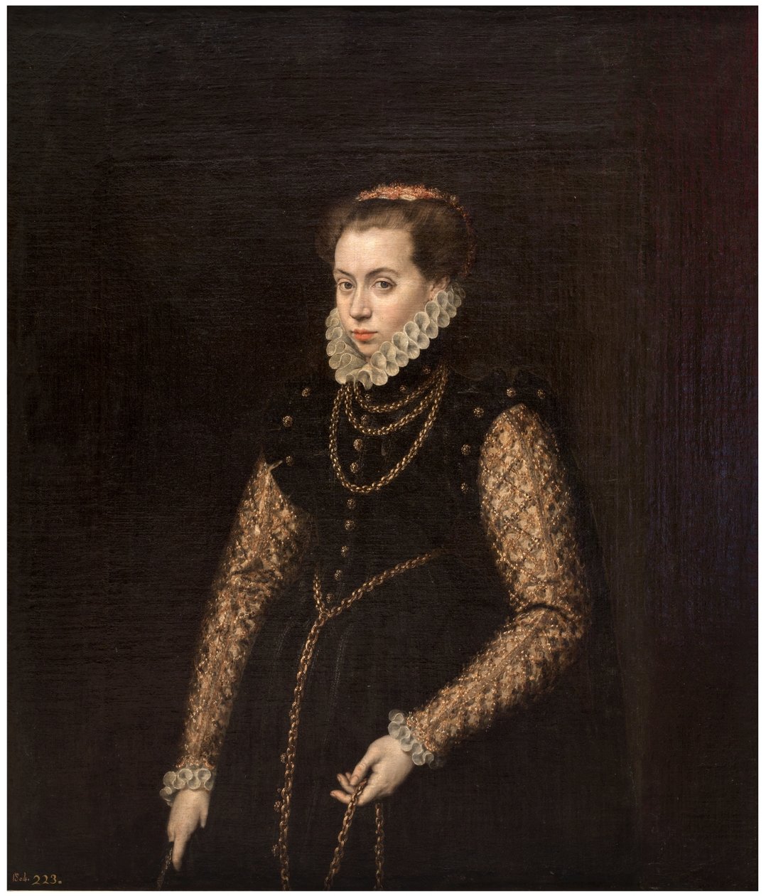 西班牙语  La dama de las cadenas de oro 金链女神 作者 安东尼·莫尔