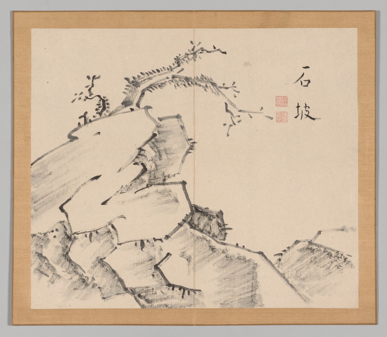 Ikeno Taiga之后的景观研究双专辑，第18卷，第20卷，18世纪。 作者 青木宿也