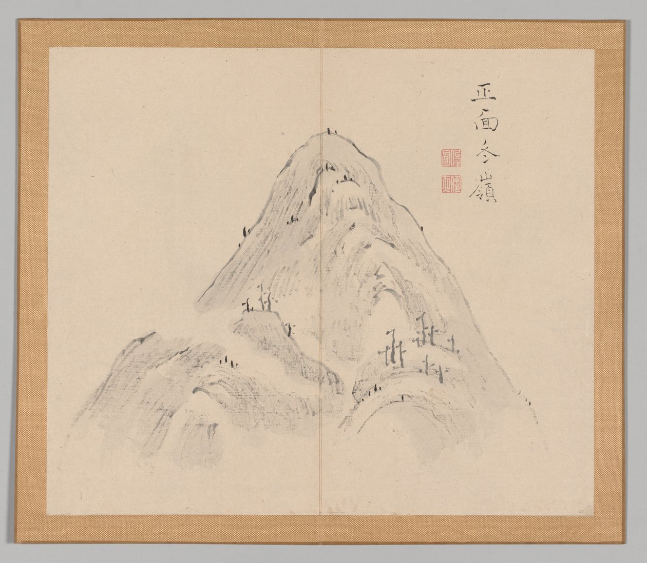 Ikeno Taiga之后的景观研究双专辑，第18卷，第1卷，第18世纪。 作者 青木宿也