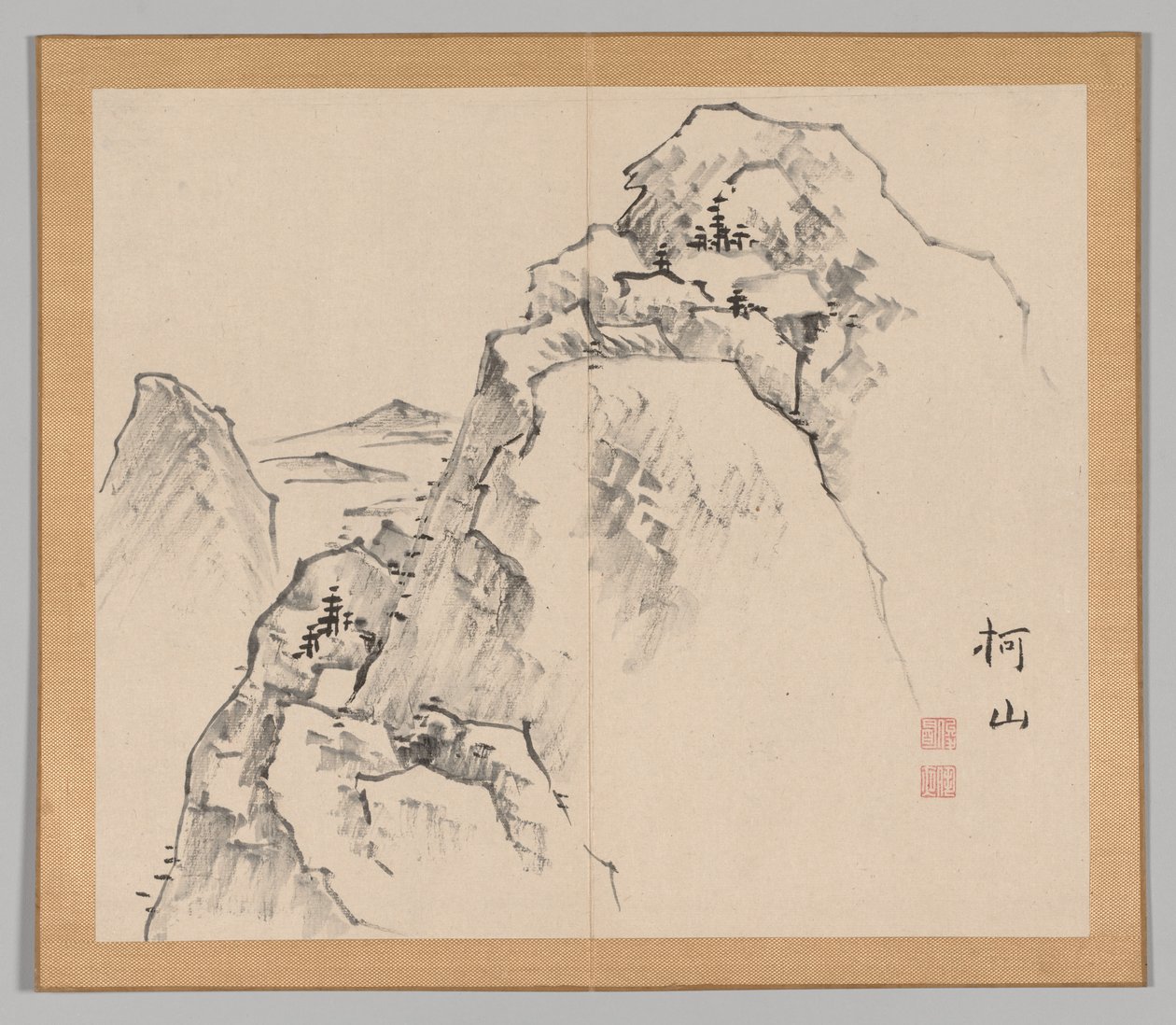 Ikeno Taiga之后的景观研究双专辑，第18卷，第27卷，18世纪。 作者 青木宿也