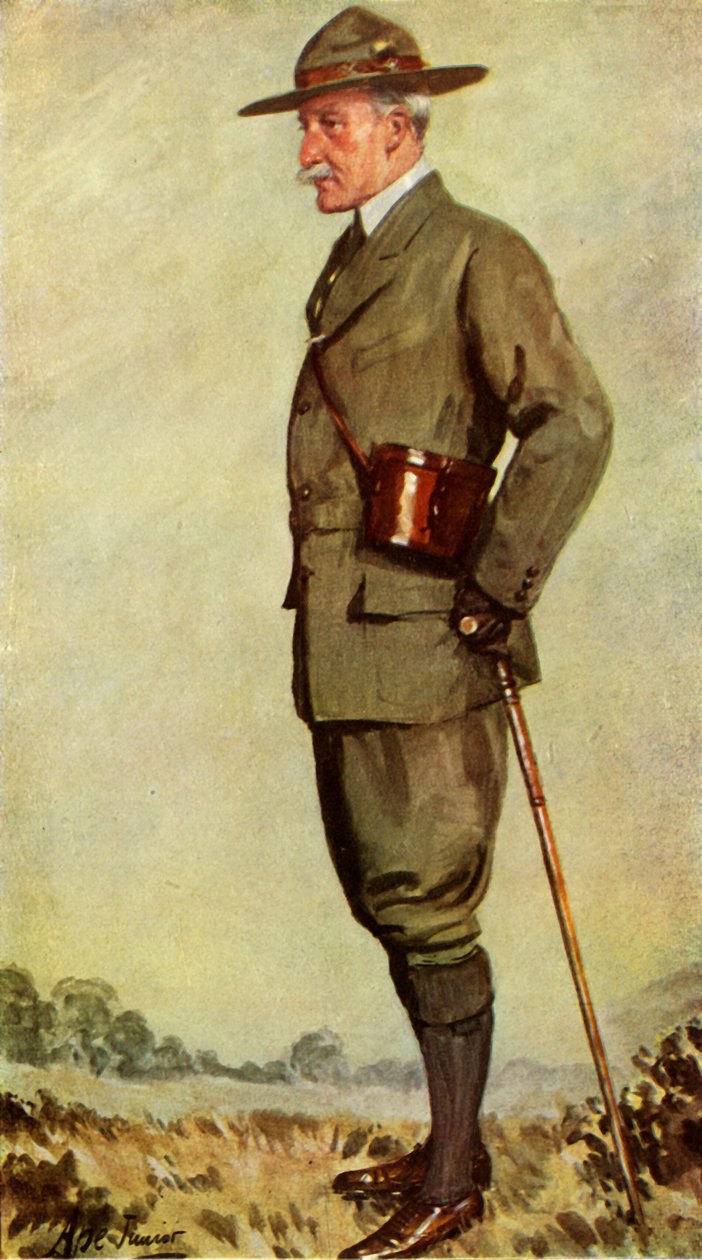 巴登-鲍威尔勋爵，1911年，1944年。   作者 猿少年