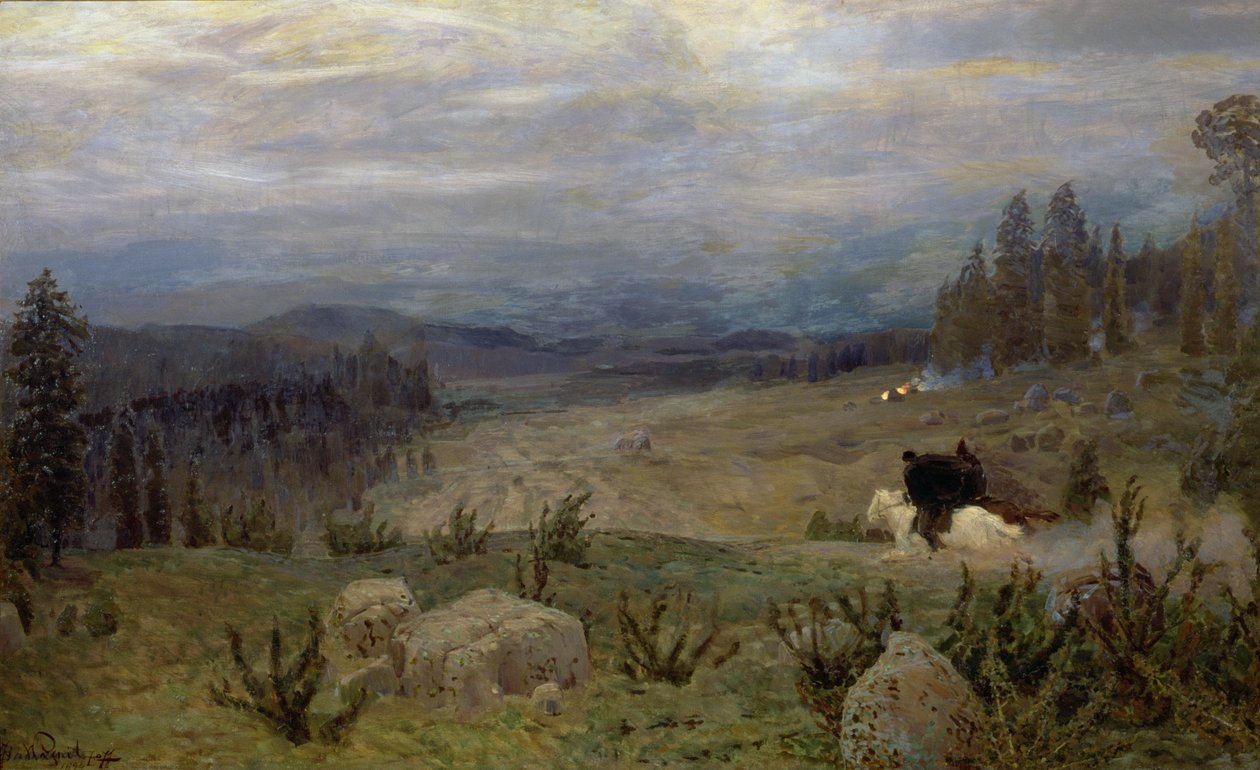 西伯利亚，1894年 作者 阿波利纳里（Apollinari Mikhailovich Vasnetsov）
