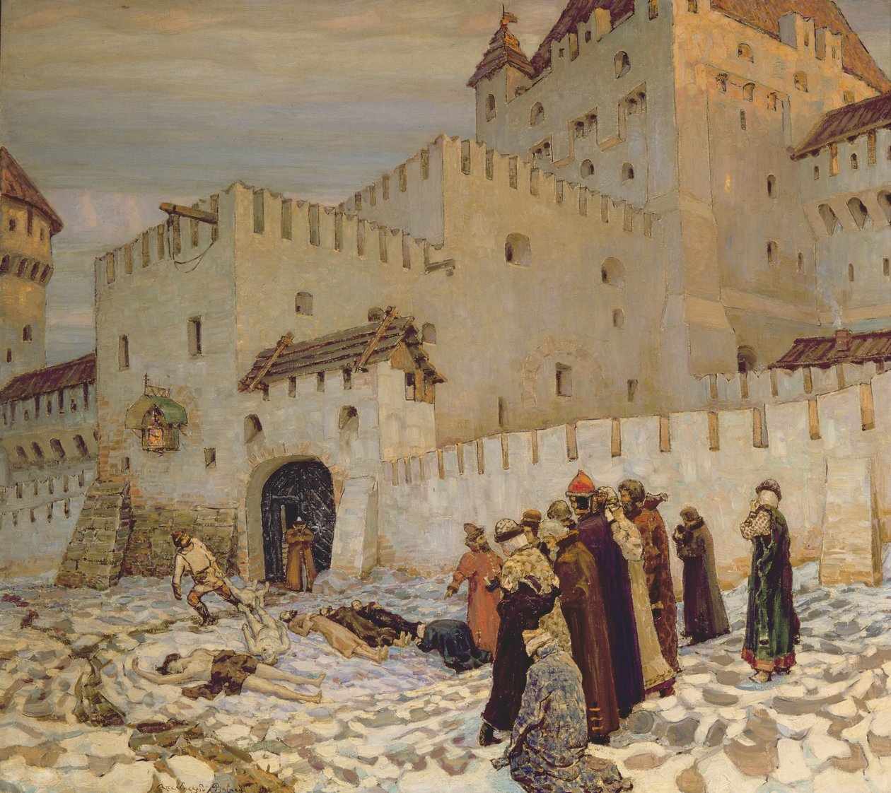 杀戮场（旧莫斯科的重建） 作者 阿波利纳里（Apollinari Mikhailovich Vasnetsov）