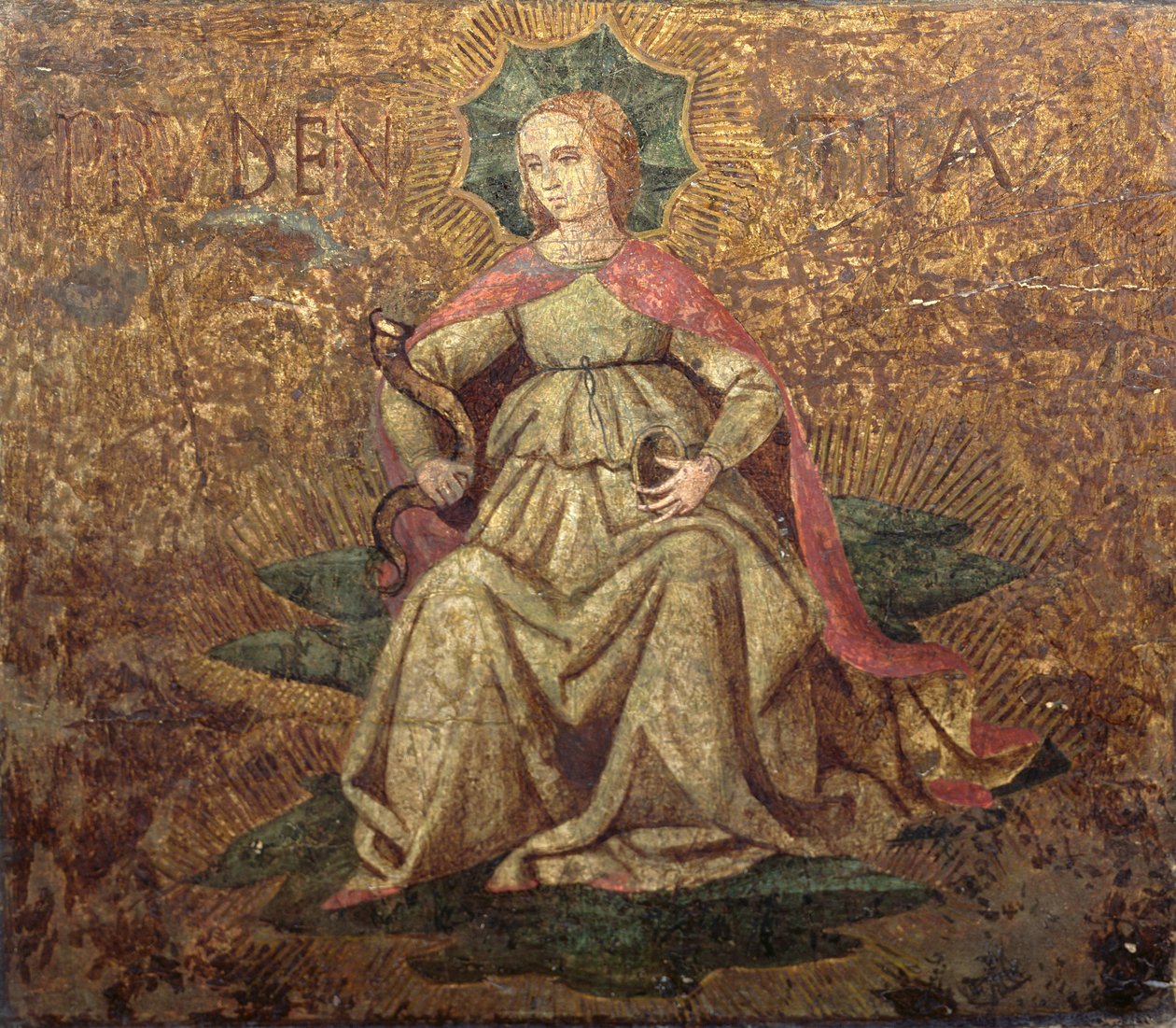 审慎的寓言，cassone的结束小组，c.1460-65（面板上的蛋彩画）（见76870） 作者 阿波罗尼奥·迪·乔瓦尼