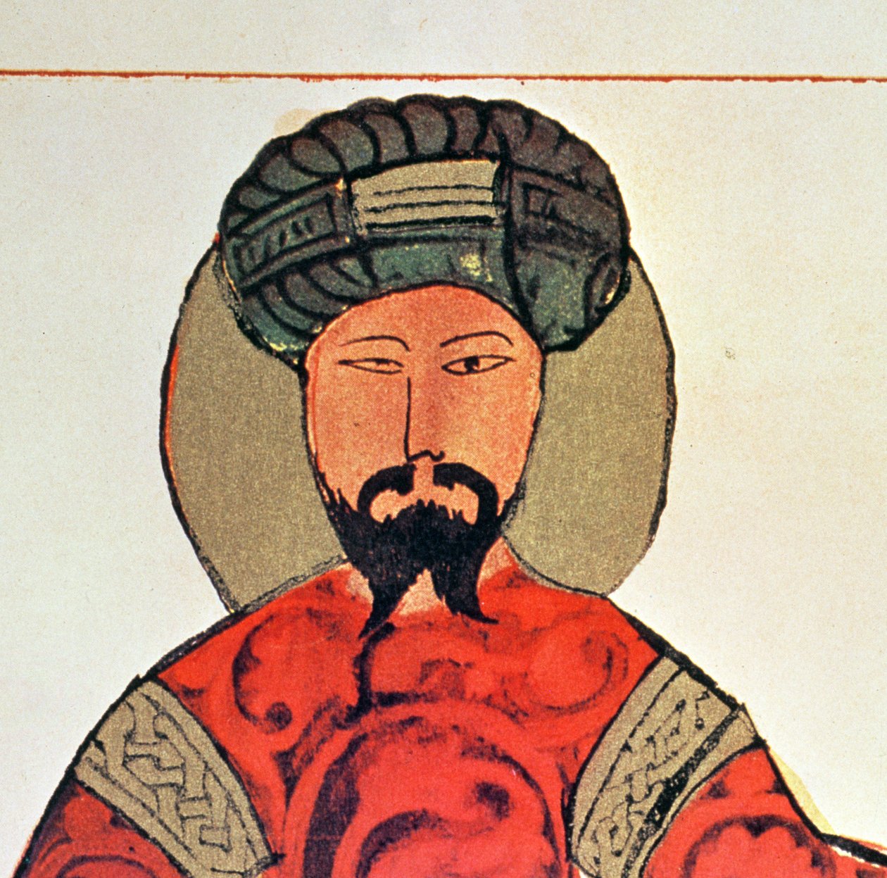 萨拉丁的肖像（1138-93）（细节4623） 作者 阿拉伯语学校