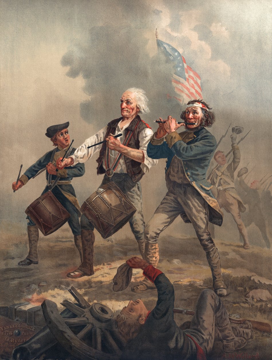 Yankee Doodle或&39;76精神，由JF Ryder在Archibald M. Willard（chromolitho）之后出版 作者 阿奇博尔德威拉德