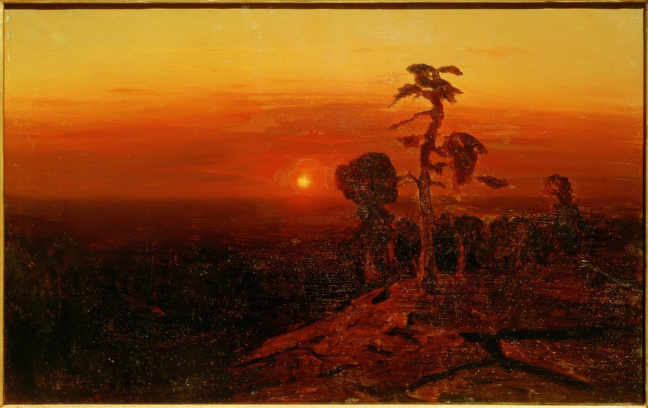 松树林落日 作者 Archip Ivanovich Kuindschi
