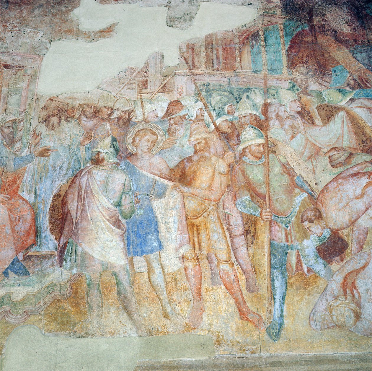St. Ephysius被谴责，c.1390（壁画） 作者 阿雷蒂诺（Aretino）Luca Spinello或Spinelli