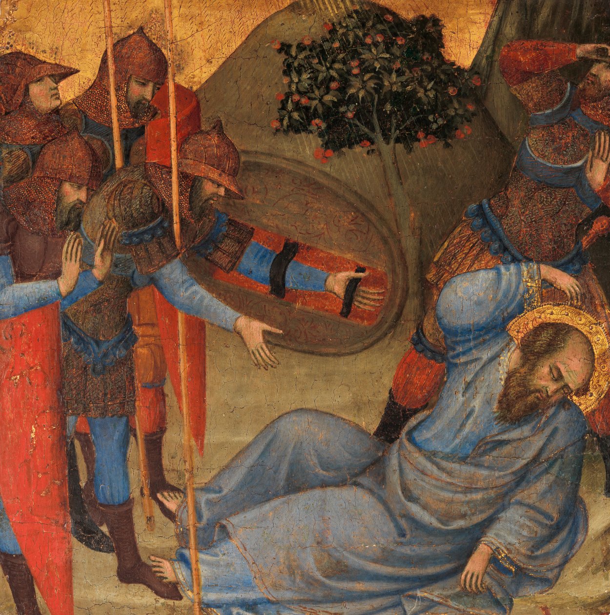 约圣保罗Conversion依1391-92。 作者 阿雷蒂诺（Aretino）Luca Spinello或Spinelli