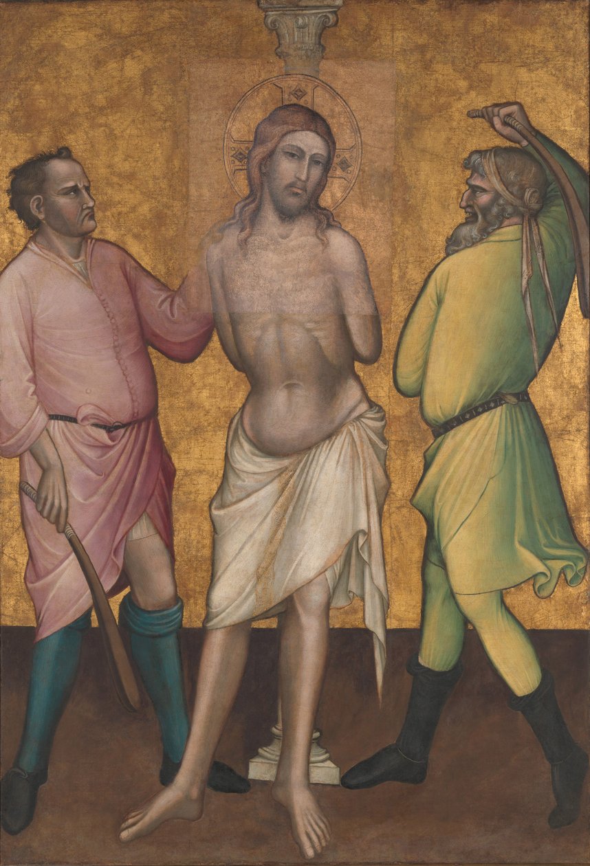 鞭叹，c.1395-1400 作者 阿雷蒂诺（Aretino）Luca Spinello或Spinelli