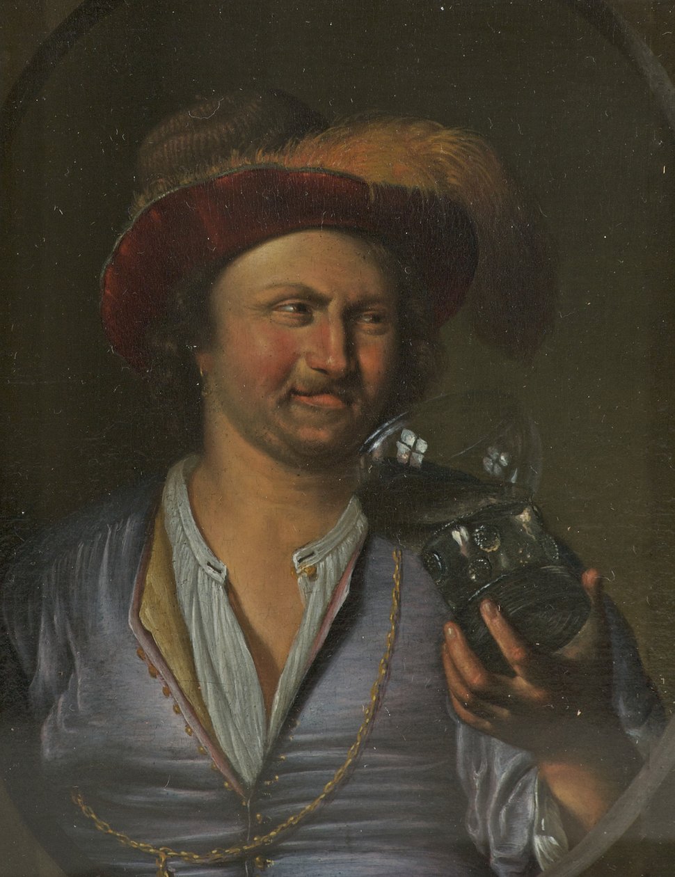一个男人的肖像，c.1672-74 作者 咏叹调
