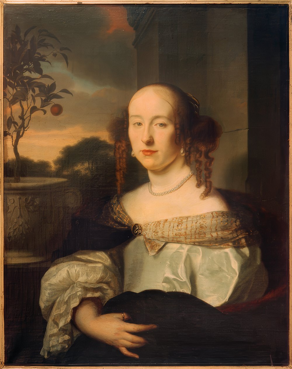 Bildnis einer Dame, halbe Figur nach links 作者 咏叹调