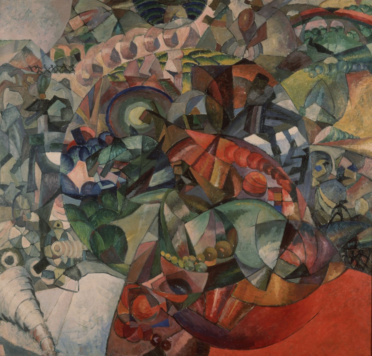 1812年爱国战争寓言，1912年 作者 阿里斯塔克（Aristarkh Vasilievic Lentulov）