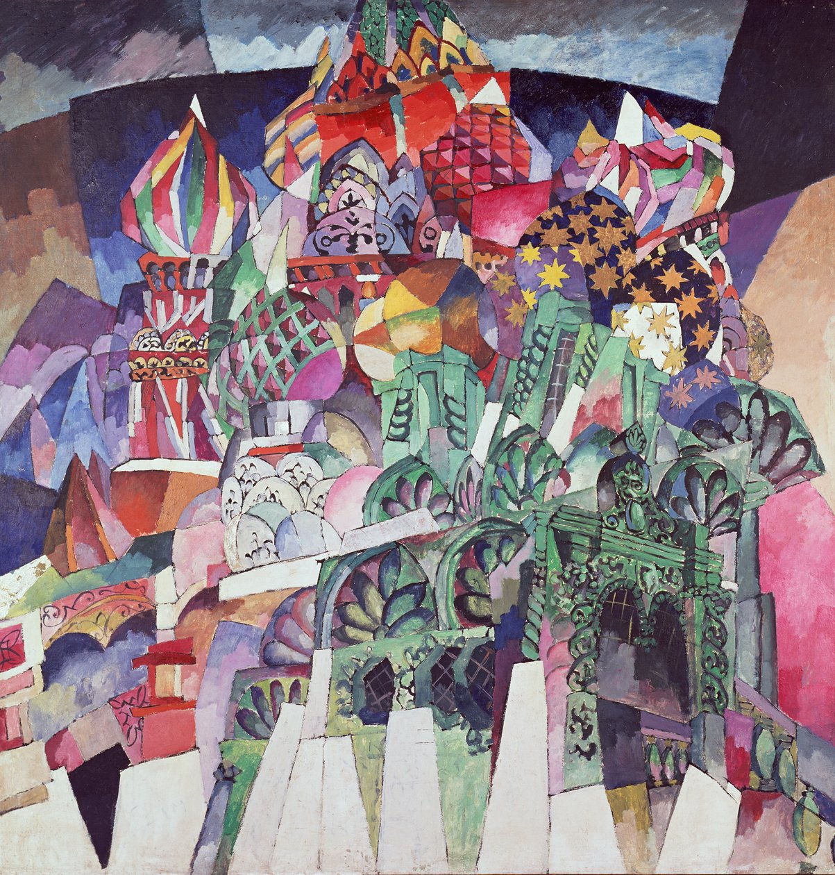 巴西尔圣殿 作者 阿里斯塔克（Aristarkh Vasilievic Lentulov）