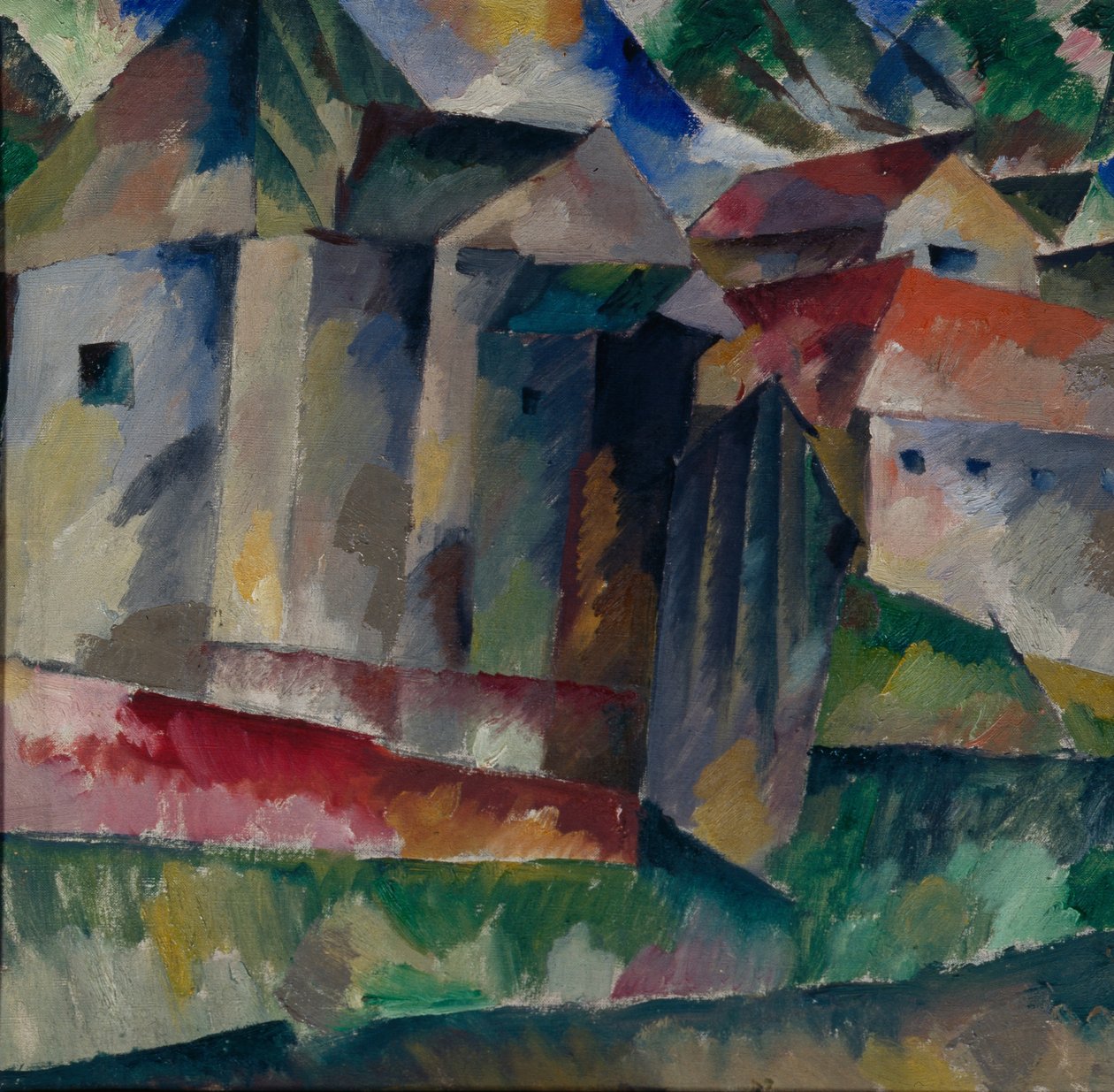 房屋 作者 阿里斯塔克（Aristarkh Vasilievic Lentulov）