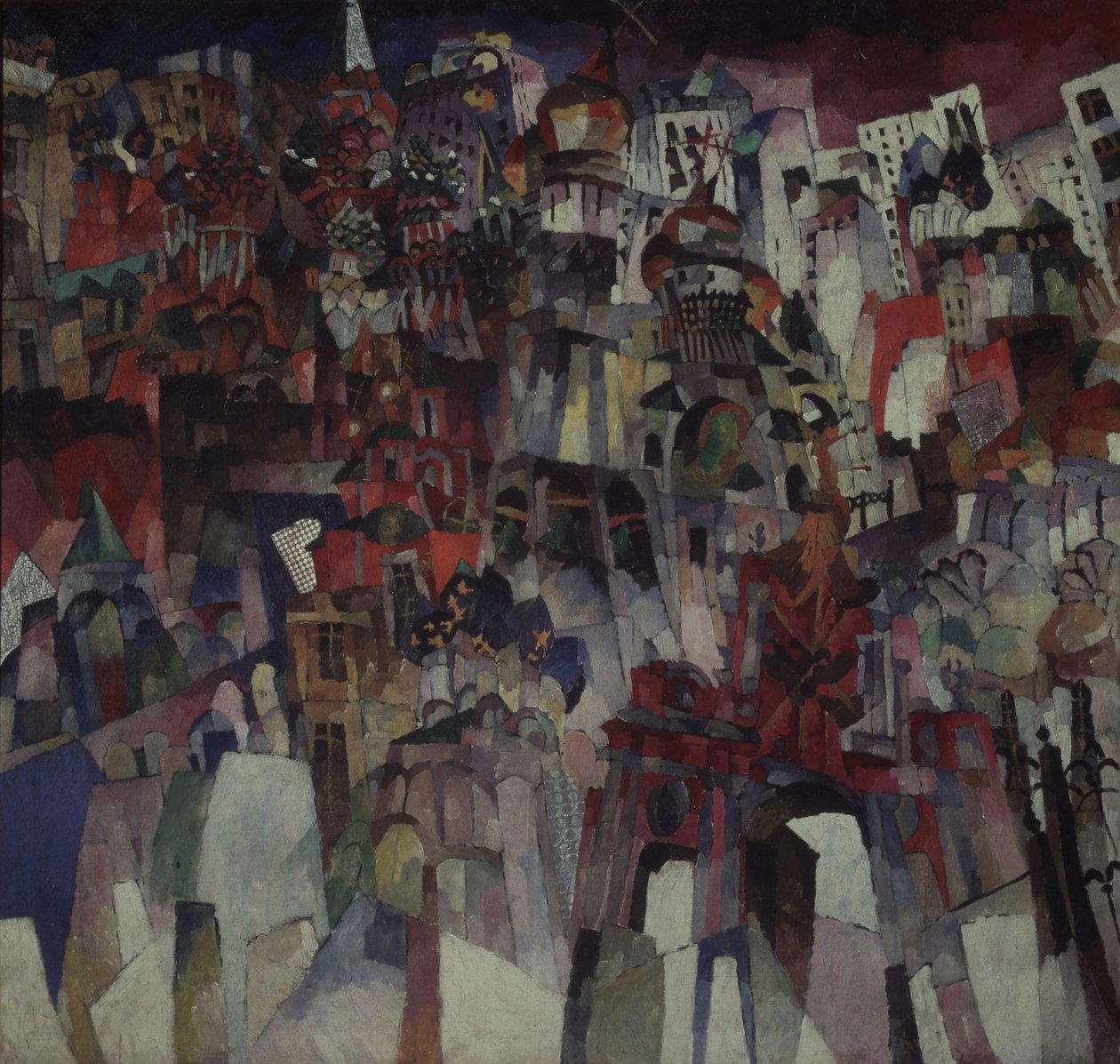 莫斯科，1913年 作者 阿里斯塔克（Aristarkh Vasilievic Lentulov）