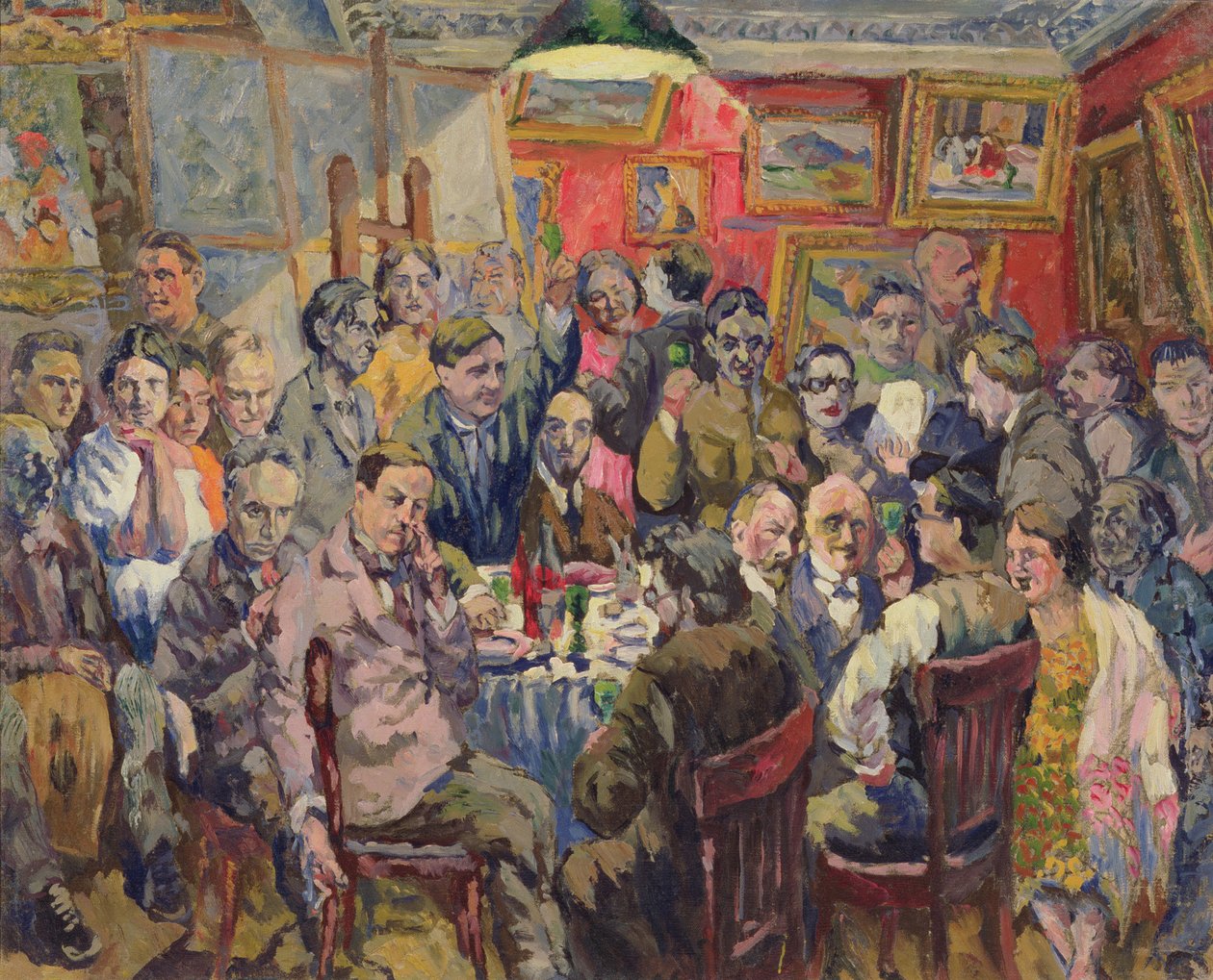 莫斯科艺术家，1927年 作者 阿里斯塔克（Aristarkh Vasilievic Lentulov）