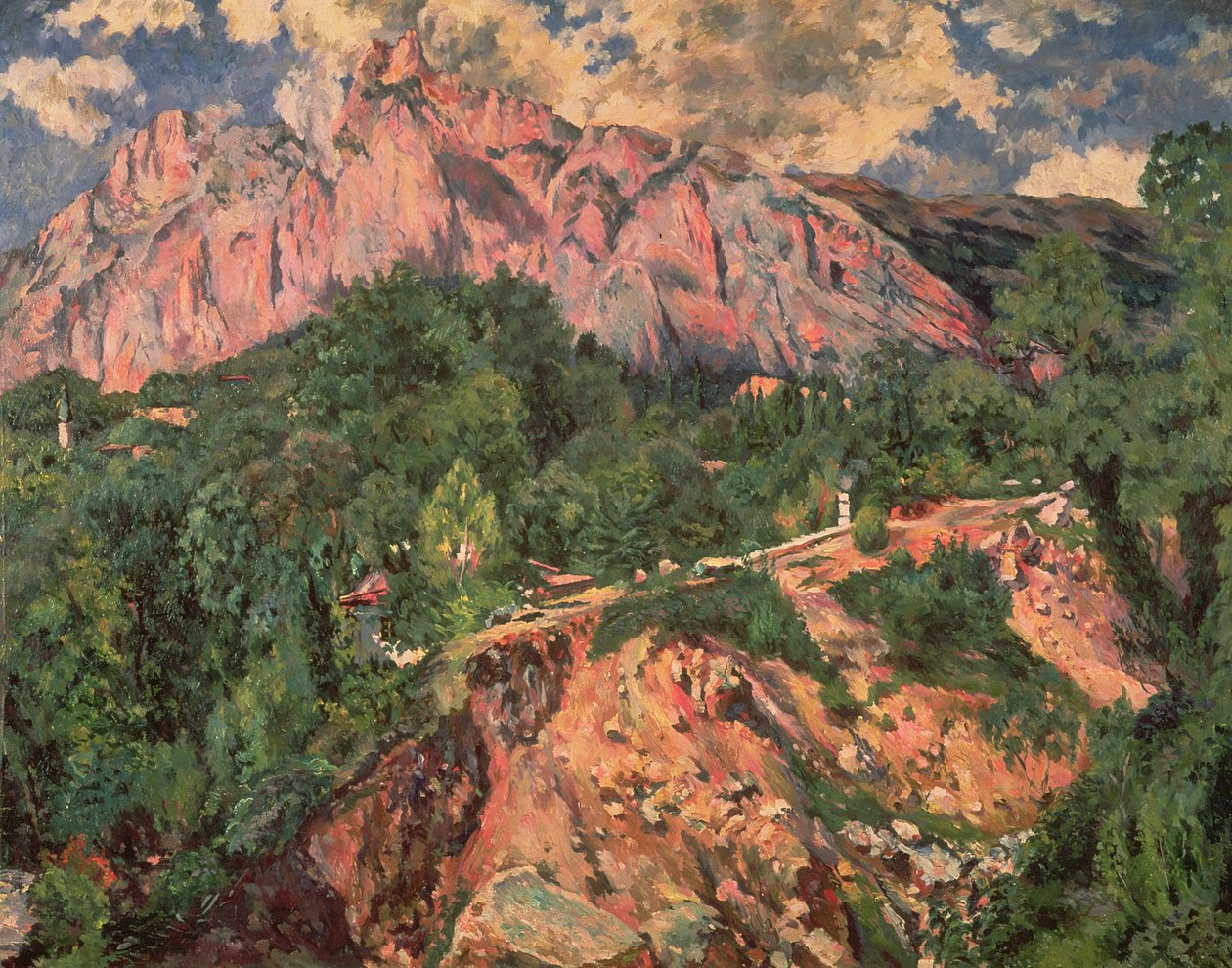 山艾培里，1926年 作者 阿里斯塔克（Aristarkh Vasilievic Lentulov）