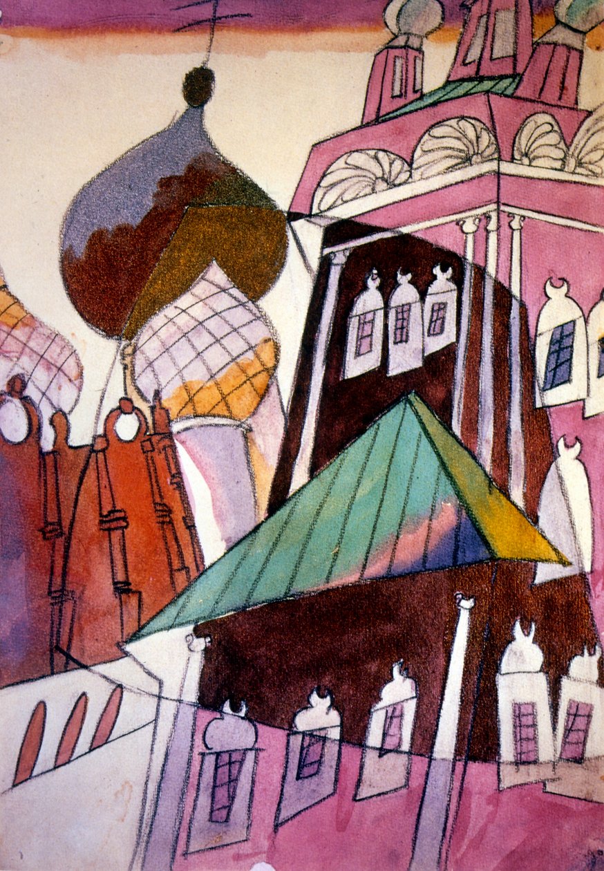 Novodevichy Convent, also known as Bogoroditse-Smolensky Monastery 作者 阿里斯塔克（Aristarkh Vasilievic Lentulov）
