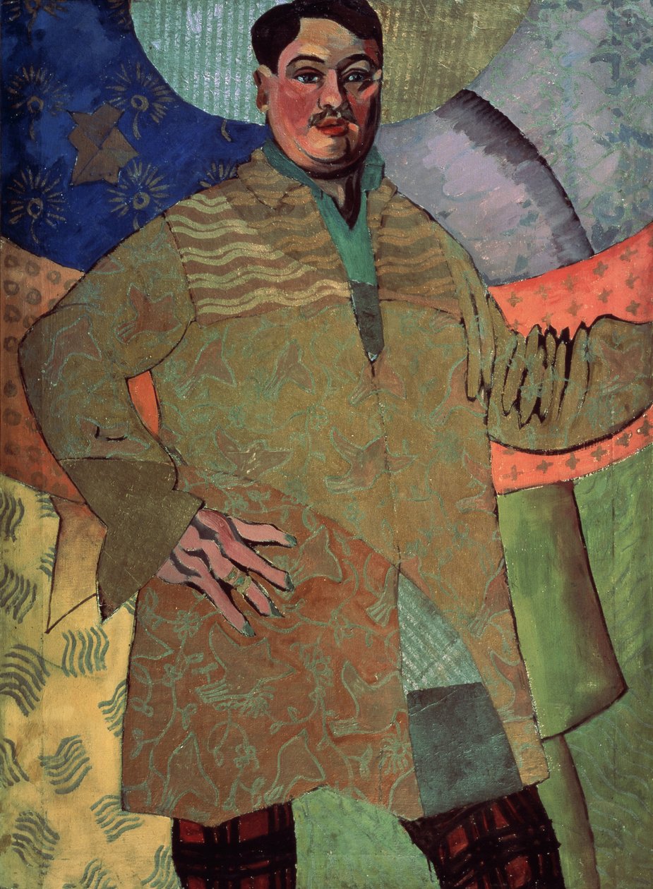 自画像，1915年 作者 阿里斯塔克（Aristarkh Vasilievic Lentulov）