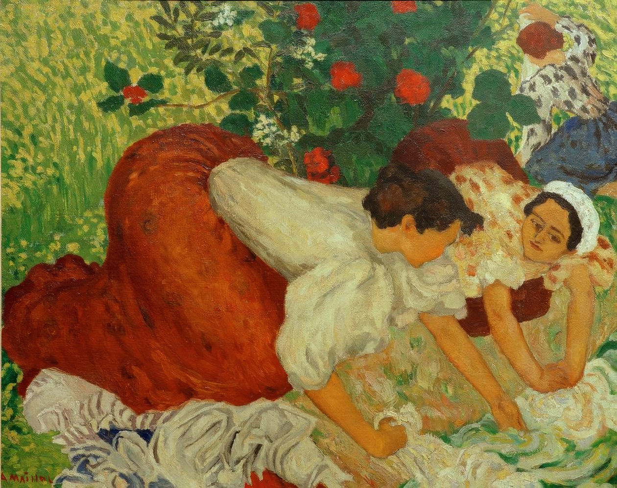 Aristide Maillol，The Washerwomen 作者 阿里斯蒂德·马约尔