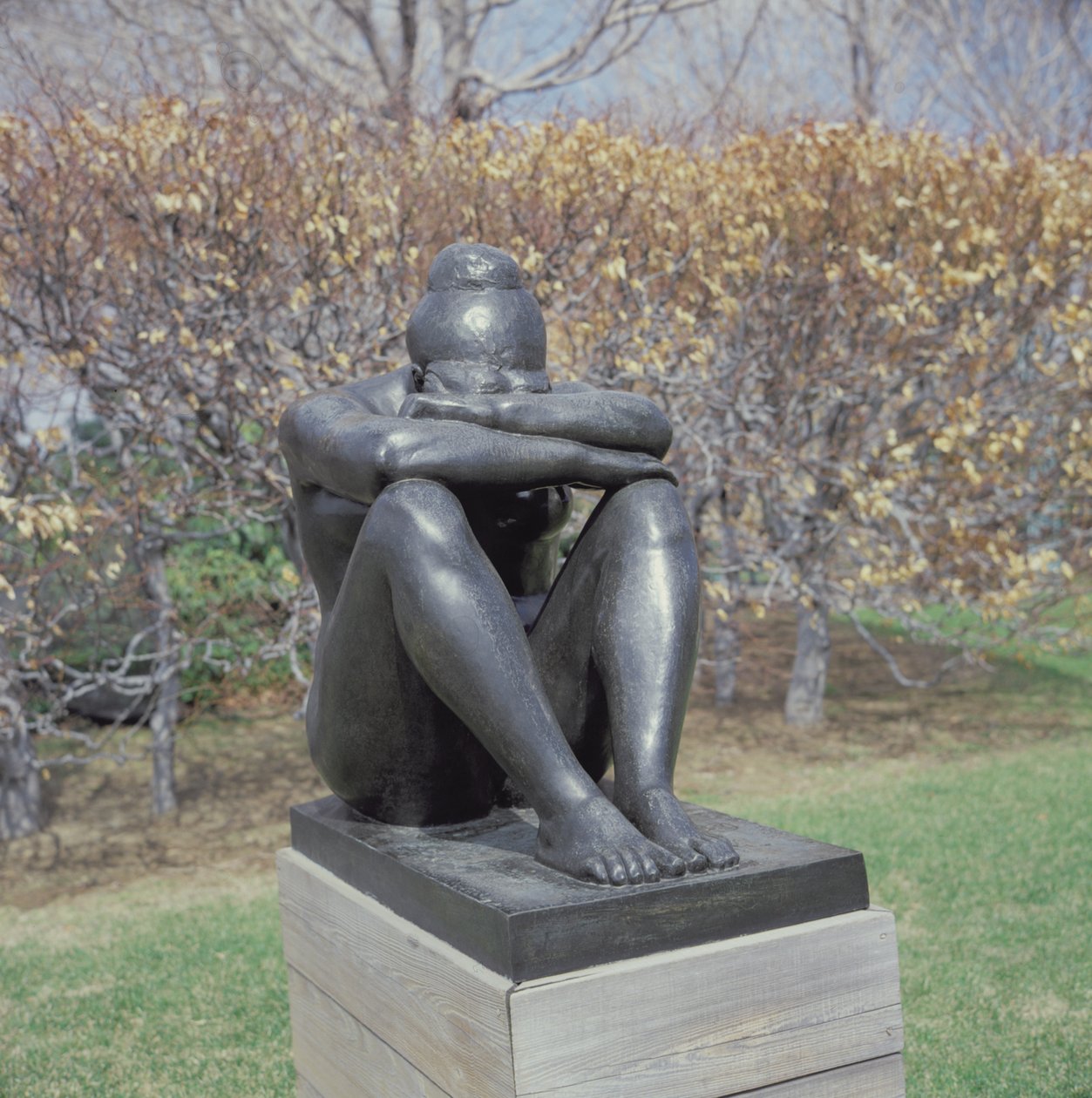 晚上，1902-09（青铜） 作者 阿里斯蒂德·马约尔