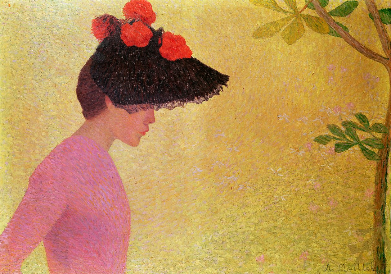 一名年轻女子的档案，c.1890 作者 阿里斯蒂德·马约尔