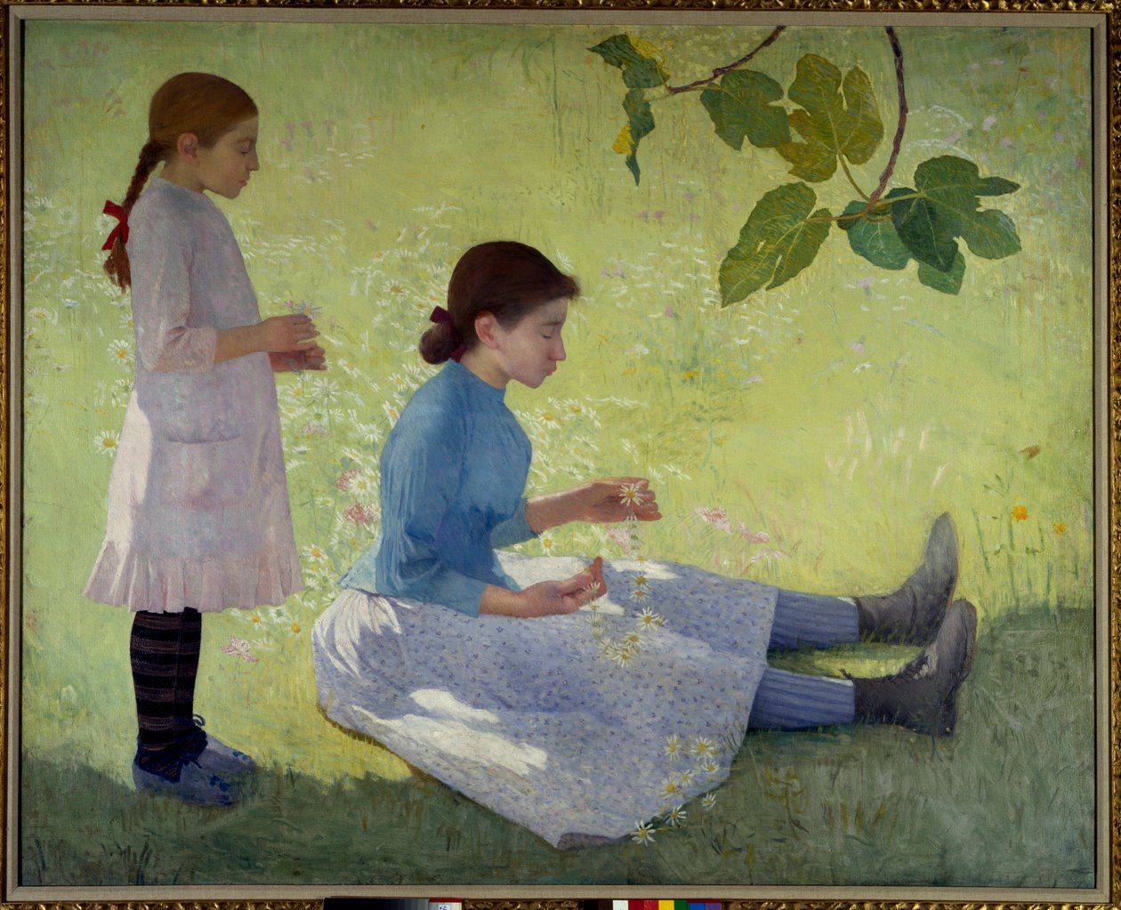 Aristide Maillol (1861-1944) 1889 年私人收藏的花冠画作 作者 阿里斯蒂德·马约尔