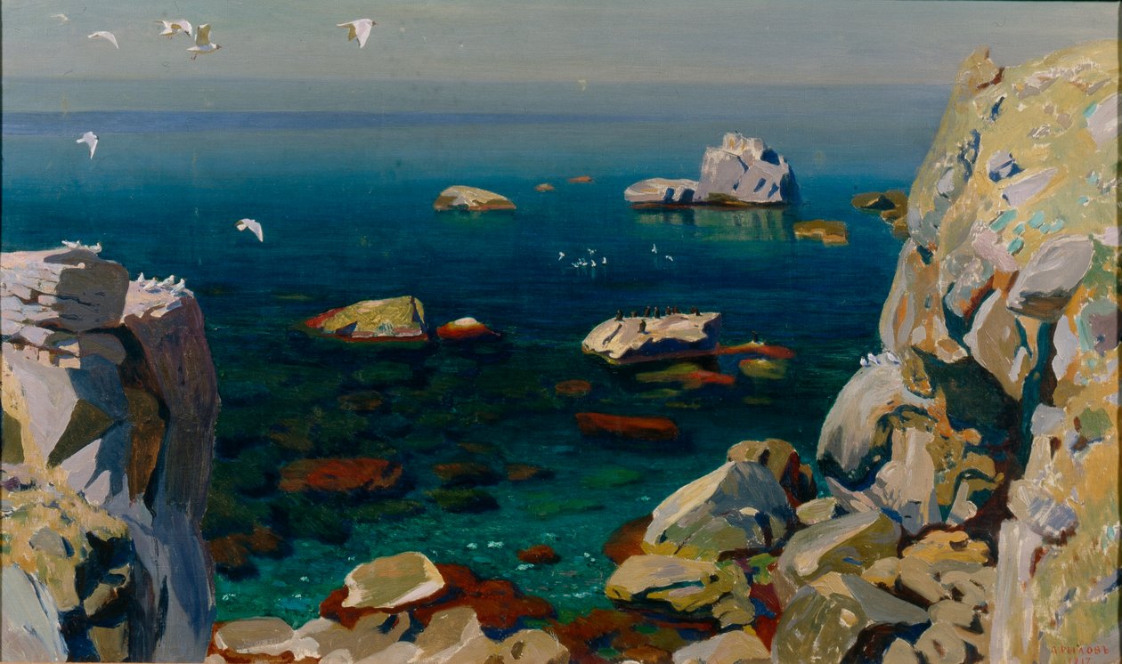 冷静，1917年 作者 Arkadij Aleksandrovic Rylov