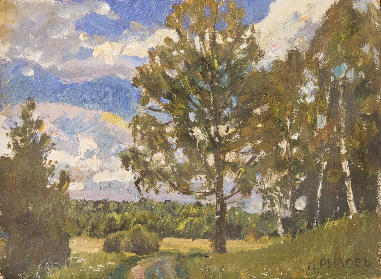 夏日风景 作者 Arkadij Aleksandrovic Rylov
