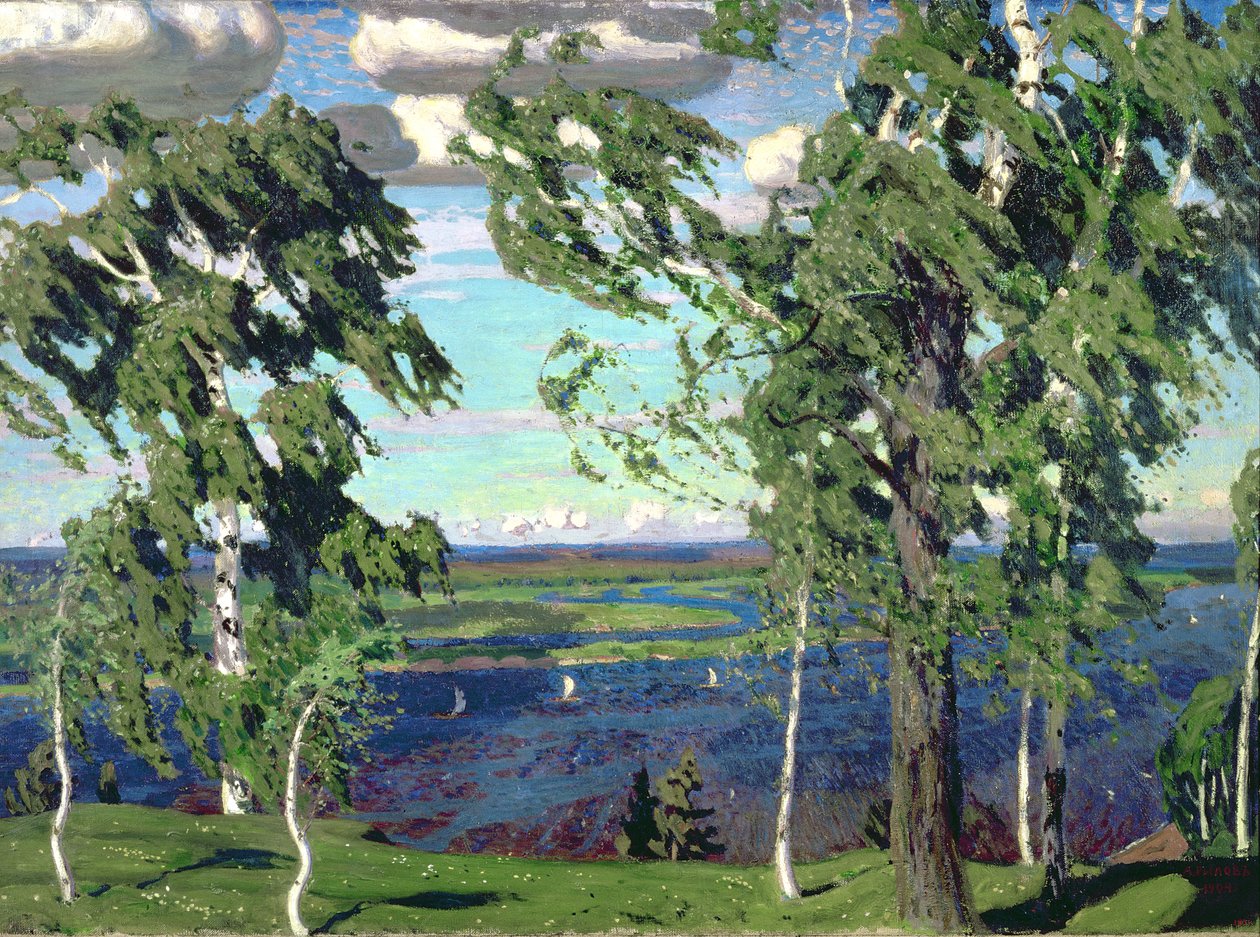 绿色感觉，1904年 作者 Arkadij Aleksandrovic Rylov