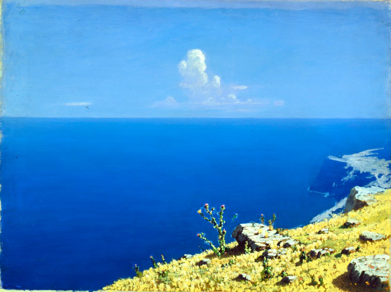克里米亚海，c1860-1900 作者 阿尔希普·伊万诺维奇·库因吉
