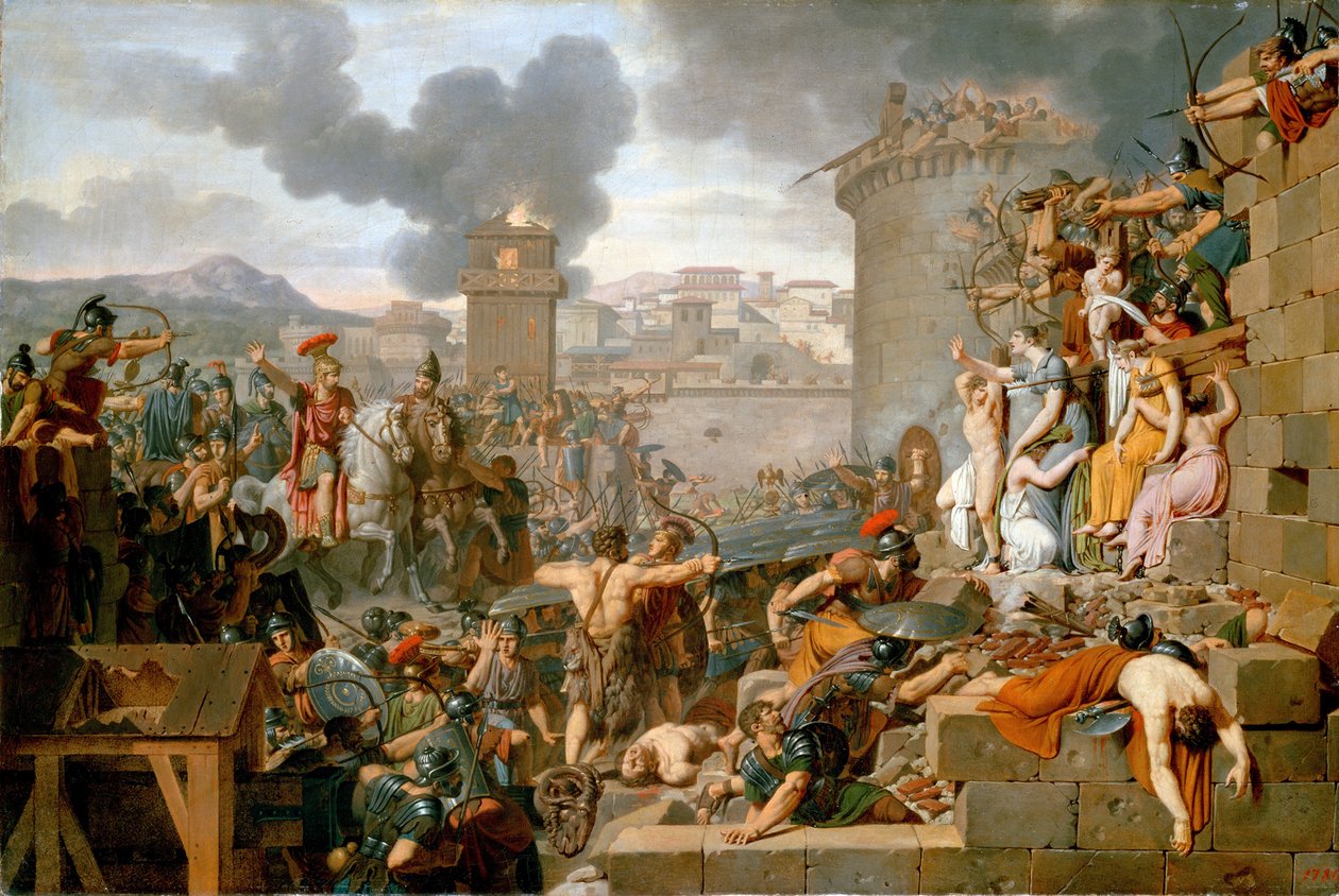 Metellus Raising the Siege"，1805年前。   作者 阿曼德·查尔斯·卡菲