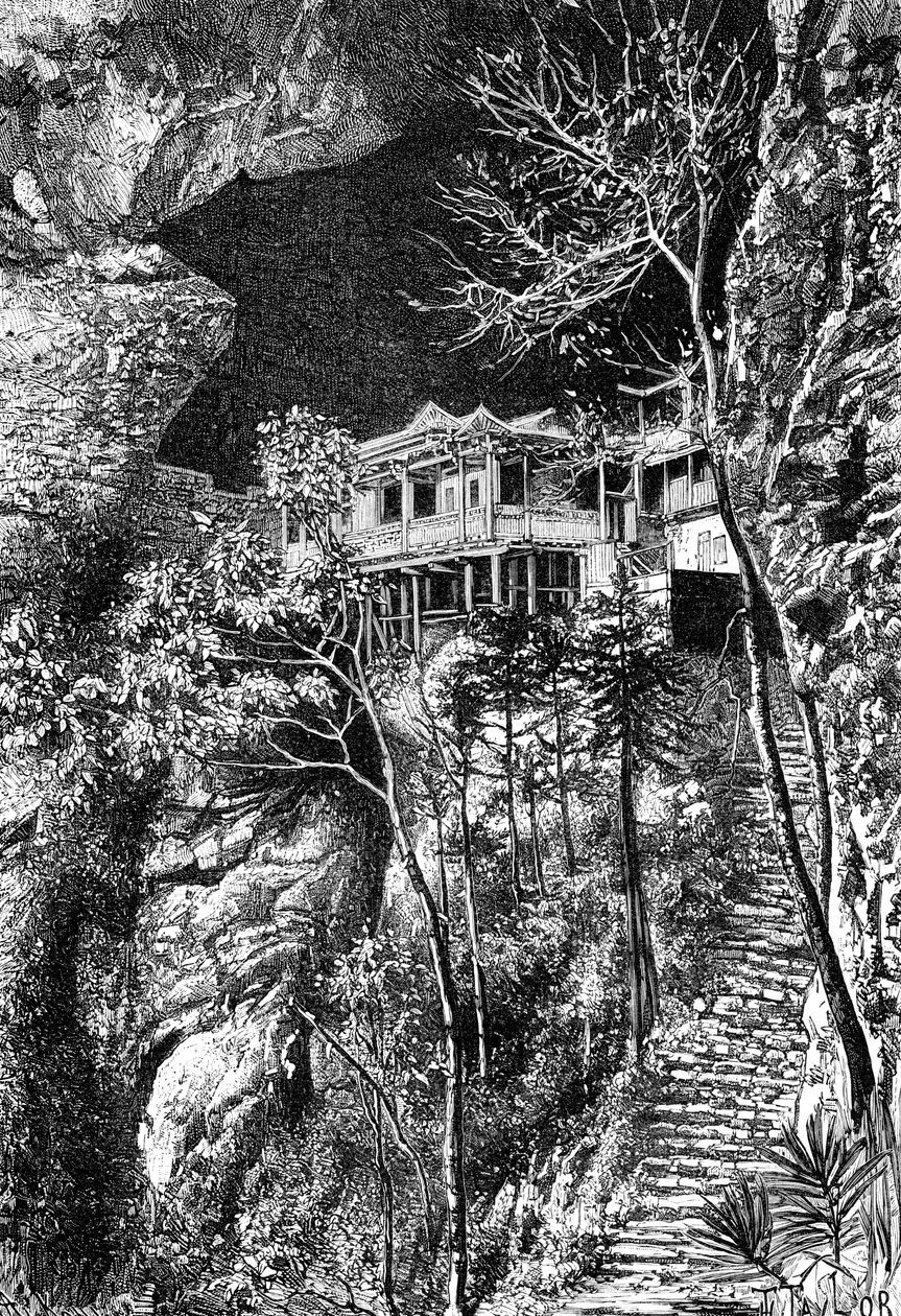 佛教寺院，元福，闽中南，1890年 作者 阿曼·科尔（Armand Kohl）