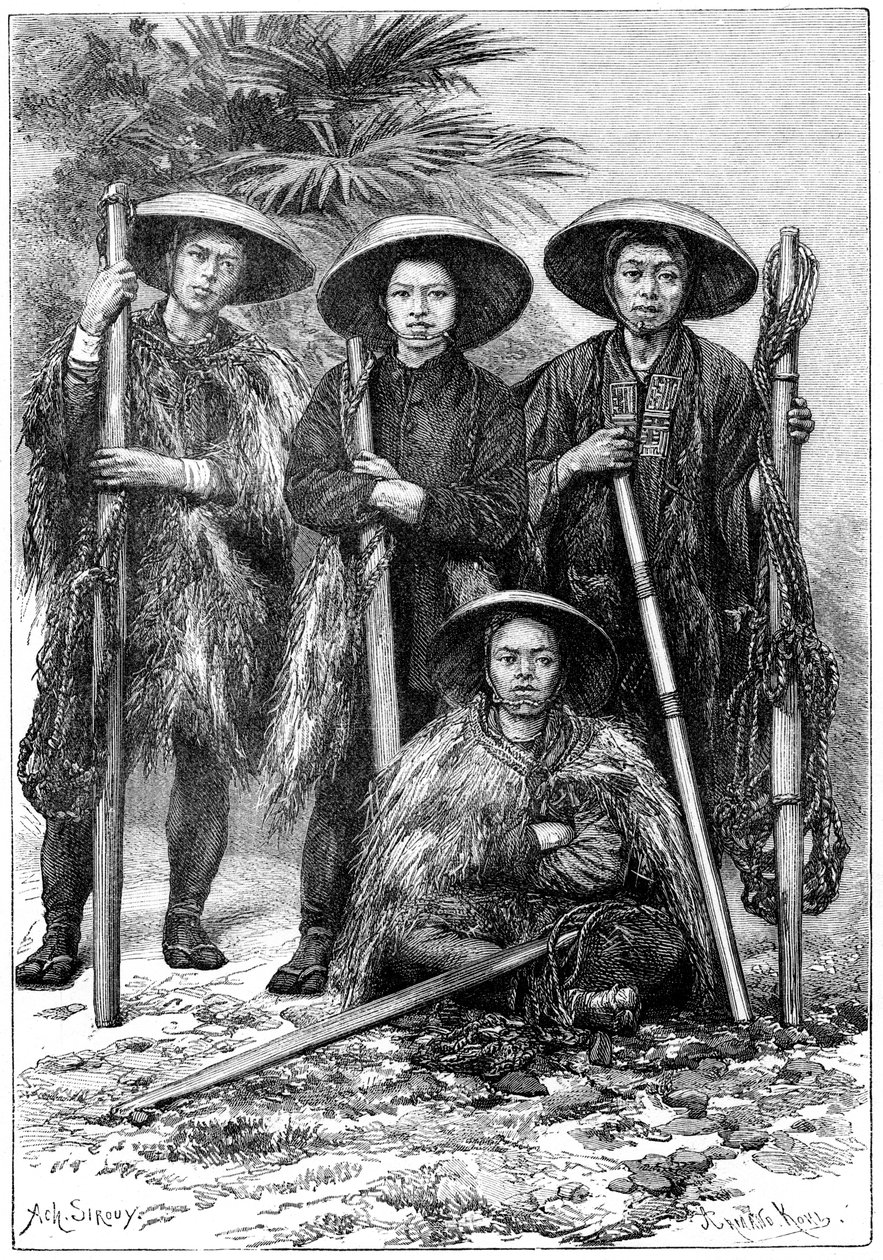 日本农民，1895年。 作者 阿曼·科尔（Armand Kohl）