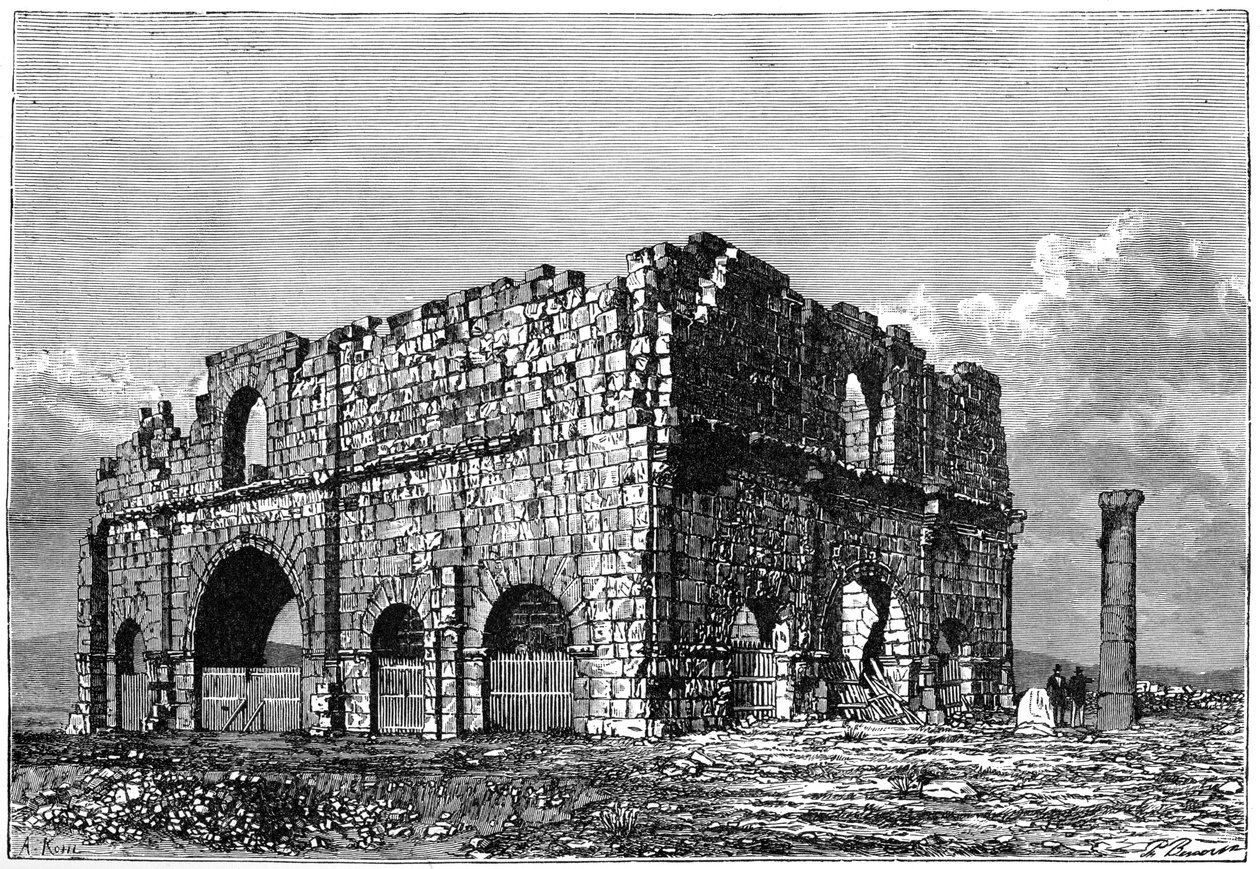 阿尔及利亚兰贝西西斯（Panororium）遗址，大约1890年 作者 阿曼·科尔（Armand Kohl）